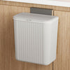 Kitchen Rubbish Bin Waste Recycling Baskets Handy Dustbin Lidded Bathroom Slim