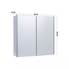 Illuminated LED Bathroom Mirror Cabinet Demister/Sensor/Bluetooth/Clock IP44
