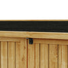 Triple Wheelie Bin Storage Wooden Garbage Bin Shed Outdoor Garden Store Cover