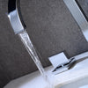 Bathroom 5-Hole Chrome Sink Bath Filler Tap & Hand Held Shower Mixer Taps Faucet