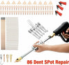 86Pcs Car Body Dent Puller Kit Repairing Tools Spot Welding Electrodes Spotter