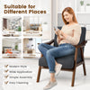 Modern Accent Chair Fabric Upholstered Lounge Chair Leisure Chair w/Cushions