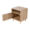1 Door Compact Wooden Bedroom Bedside Cabinet Nightstand Side Table Storage Unit