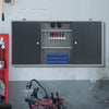 Large Garage Storage Cupboard Wall Mounted Hanging Tool Box Metal Chest Cabinet