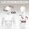 177 cm Realistic Female Full Body Model Mannequin Torso W/ Iron Base & Rod