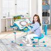 Kids Desk and Chair Set Height Adjustable Kids Study Table and Chair Set