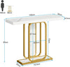 Tribesigns Console Table, 41.3 Inch Entryway Foyer Table, Modern Hallway Table