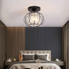 Rustic Flush Mount Ceiling Lantern Light Lampshade Pendant Lamp Hallway Bedroom