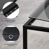 Glass Coffee Table With Storage Rectangle Modern Living Room Furniture Grey