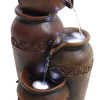 Garden Water Feature Fountain Waterfall Mains Power Light Outdoor Ornament Pump