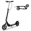 100/200mm WheelsFolding Kick Push Scooter Teens Adult Ride on Adjustable Height