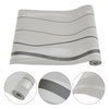 Grey Silver Black Stripes Wallpaper 3D Effect Living Room Non-Woven Wallpaper UK