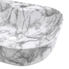 Marble Effect Ceramic Rectangle Counter Top Wash Basin Bowl Bathroom Vessel Sink