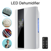 Portable 2.2L Dehumidifier with Air Purifier Home Condensation Moisture Damp UK