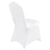 50PCS Stretch Spandex White Folding Chair Covers General Wedding Universal