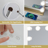 LED Hollywood Makeup Mirror 58*45cm Large Dimmable Mirror with USB Charging Gold
