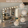 Light Up Hollywood Mirror Vanity Mirror with Lights 17 Led Make Up Mirror 3 Mode