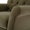 Dusk Hebden Olive Green Velvet Armchair RRP £
