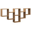 Wall Shelf Artisian Oak 159x18x66 cm Engineered Wood