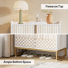 Modern Shoe Storage Cabinet, 5-Tier Wooden Shoe Cabinet with 2 Doors for Hallway