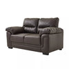 2 /3 Seater Sofa Black or Beige Faux Leather Modern Design Living Room Office