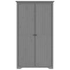 Wardrobe BODO Grey 101x52x176.5 Solid Wood Pine N2S6