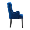 Velvet Pull Door Knocker Studded Dining Kitchen Accent Chairs Luxury Windsor
