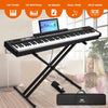 Mustar 88 Semi Weighted Keys Digital Piano Portable Keyboard Pedal Stand MIDI