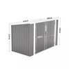 Outdoor Garden Storage Shed Bike Metal Pent Tool Shed House Can Put 2-4 Bicycles