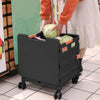 Folding Shopping Trolley Box 55L Camping Picnic Boot Cart Storage Stair Climbing