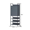 Industrial Open Wardrobe Clothes Shelving Unit Rack Garment Stand
