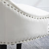 1/2/4/6 Dining Chairs Armchair High Back Linen/Velvet Upholstered Wood Legs Home