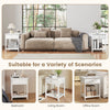 Modern Simple Style End Side Table-White