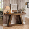 55-Inch Farmhouse Console Table, Wood Entrance Table for Hallway,Living Room