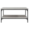 Festnight Coffee Table,Modern Coffee Table Storage Effect Living Room B9C8