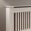 White Radiator Cover Wall Rad Cabinet Adjustable MDF Wood Vertical Style Modern