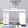 Manicure Nail Table Bar Art Salon Spa Work Station Desk with Arm Rest & 8 Drawer