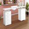 Professional Manicure Table Nail Beauty Salon Station Technician Storage Desk UK