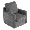 Chenille Swivel Chair Accent Armchair Living Room Reception Sofa w/Back Cushion