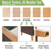Patio Conversation Sofa Set Wicker Home Outdoor Furniture Sets with Cushioned