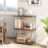 3-Tier Multipurpose Display Rack Industrial Bookshelf Home Storage Shelving Unit