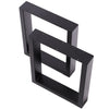 Steel Metal Square Table Legs 35cm 50cm 70cm 80cm Furniture Bench Desk Feet 2Pcs