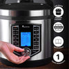 MasterPro Multi Cooker Pressure 6L 12-in-1 Electric 1500W Air Fryer Grill Bake