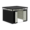 8.5x9.7ft Storage Shed Bike Metal Sloped Roof Tool House Cabinet for Garden Yard
