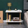 Simple Coffee Table White Sofa Side Table End Table for Living Room Modern