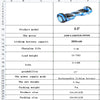 Hoverboard Kids Overboard Bluetooth Electric Self-Balance Scooters LED Lights UK