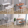 Breakfast Bar Table 2 X Stools Set Solid Pine Wood Kitchen Dining Chair