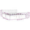 Bed Frame White Solid Wood 160x200 G4S2