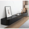 DAMAGED SEE PICS! 220cm Floating TV Stand Wall Mounted Shelf Media Console Black
