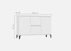 Sideboard Cabinet Storage Unit Cupboard With Drawers Doors Living Room Furniture